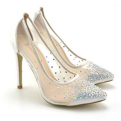 Pantofi Silver Glowy